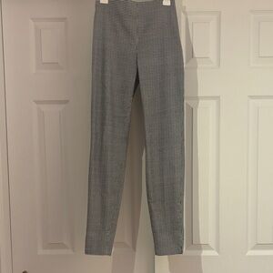 H&M Black and White Checkered Trousers